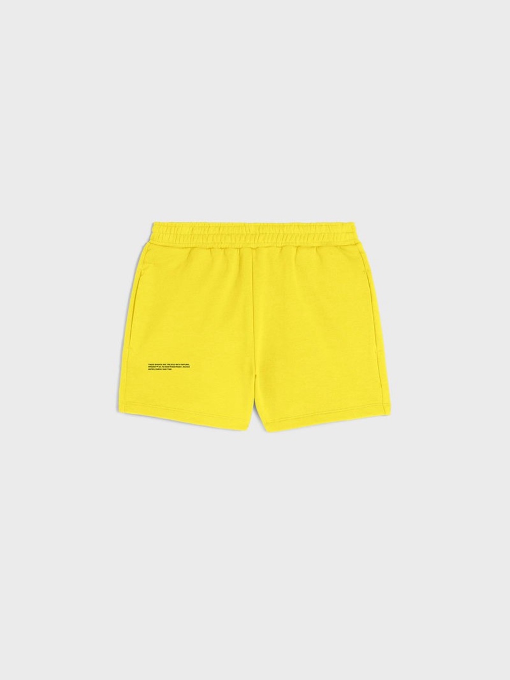 PANGAIA 365 Organic Cotton Sweat Shorts Yellow Buttery Yellow Size L PPRMINT
